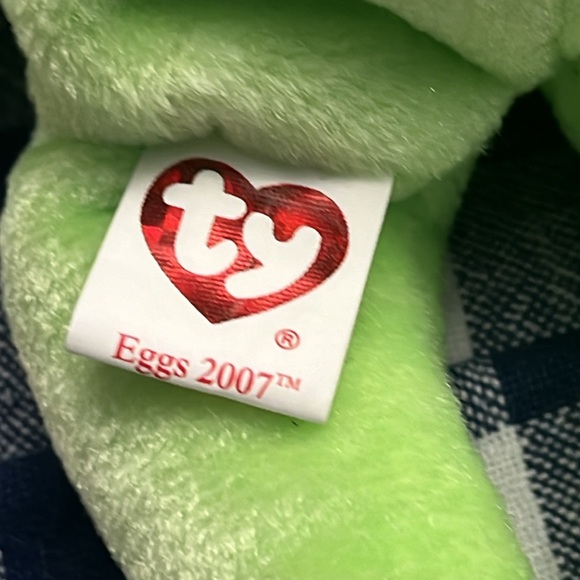 Ty Beanie Babies Eggs 2007 the Easter Bear Stuffed Animal - Picture 3 of 7